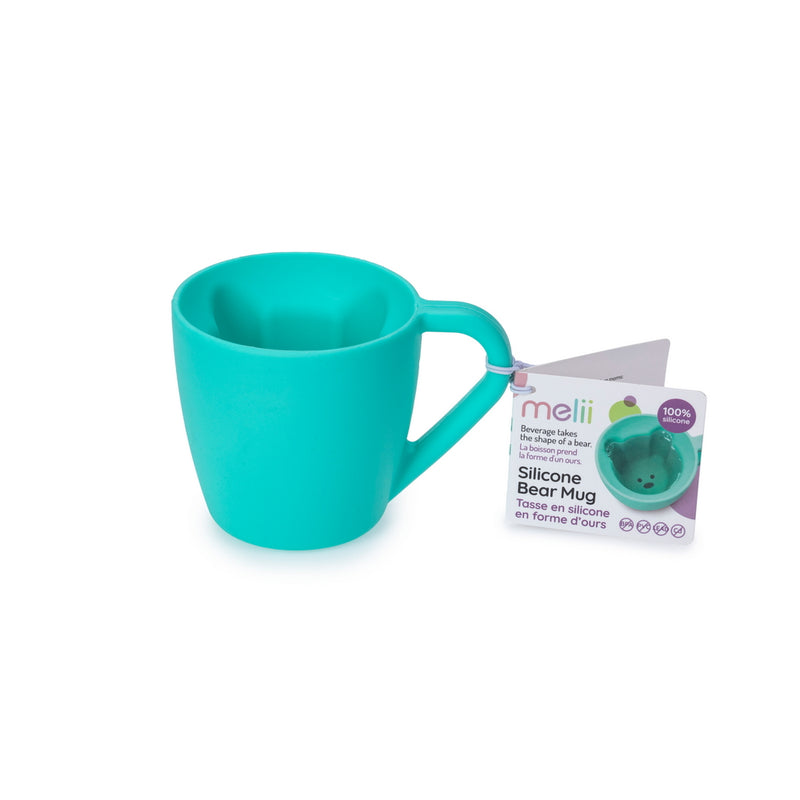 SILICONE BEAR MUG - BLUE