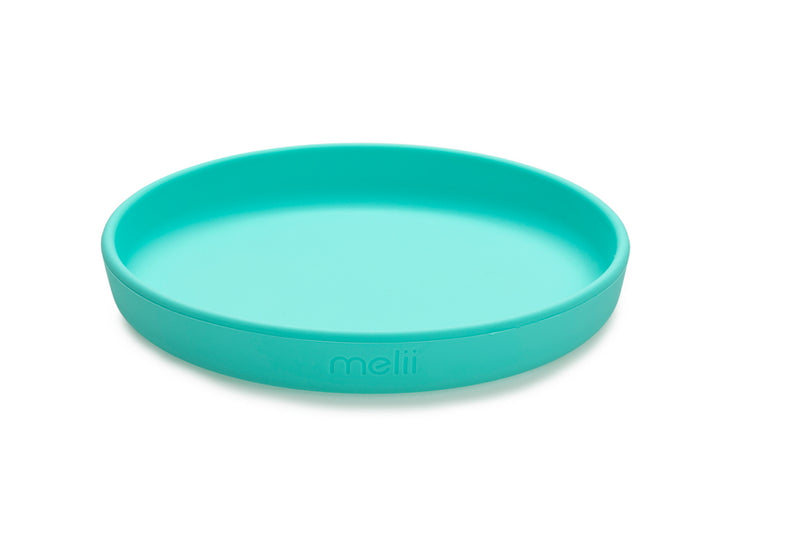 SILICONE FEEDING SET - LIME, MINT & BLUE  (3PC SET)