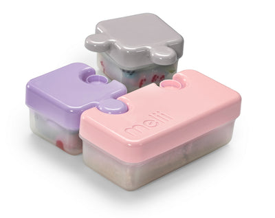 PUZZLE CONTAINER - PINK,PURPLE & GREY