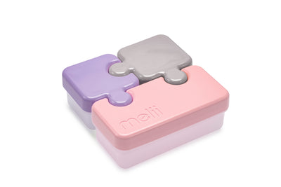 PUZZLE CONTAINER - PINK,PURPLE & GREY