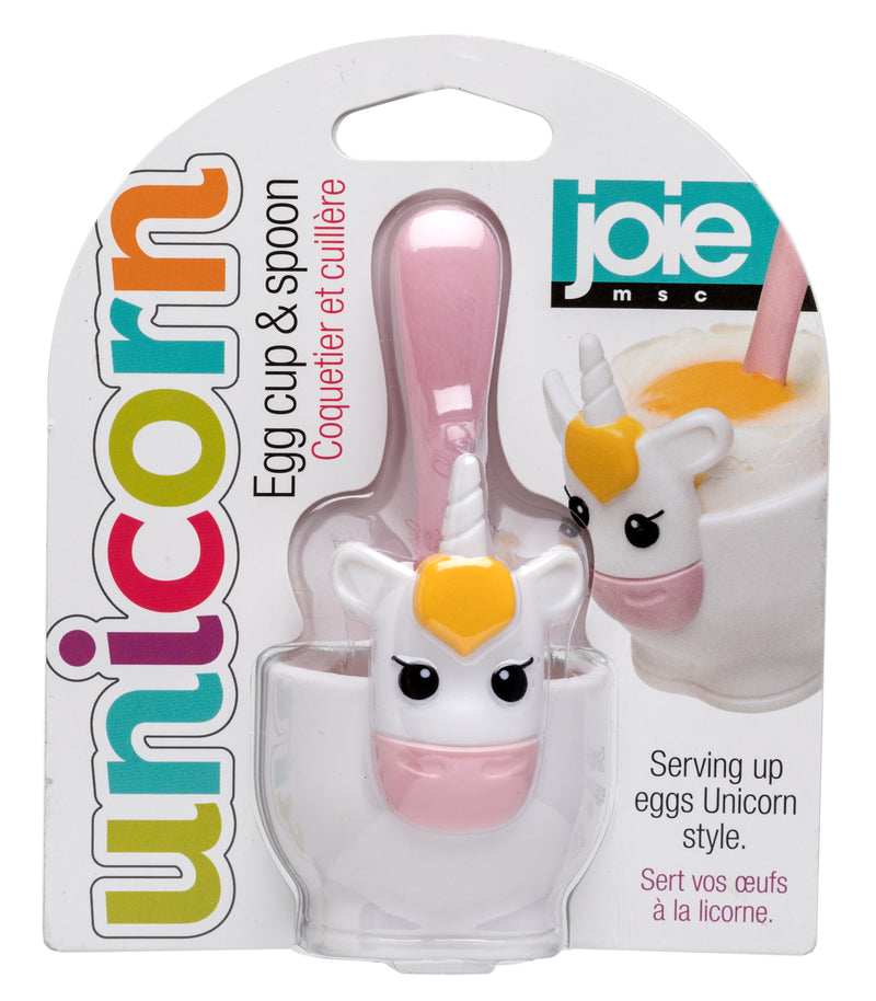 UNICORN EGG CUP AND SPOON