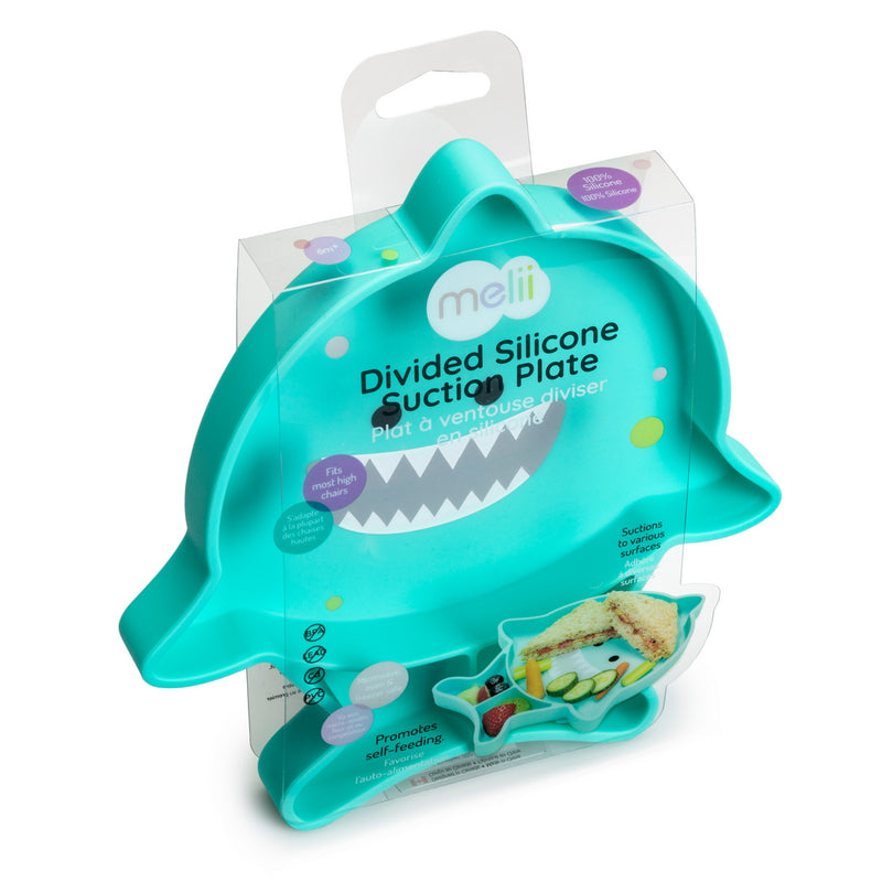 DIVIDED SILICONE SUCTION PLATE - SHARK