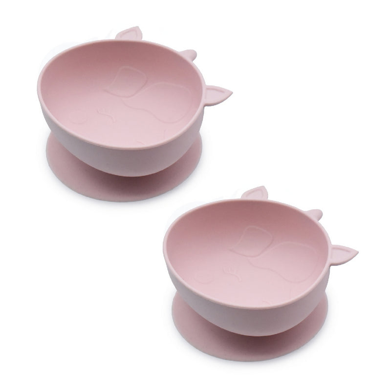 SILICONE SUCTION BOWL - UNICORN 2PK