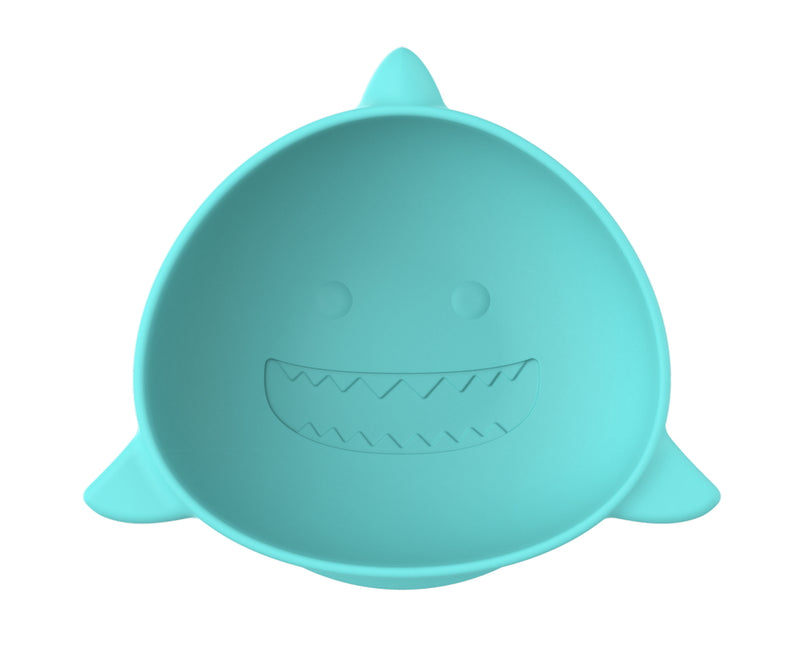 SILICONE SUCTION BOWL - SHARK 2PK