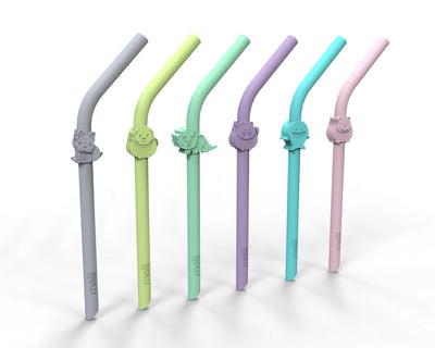 SILICONE STRAWS (6PK)