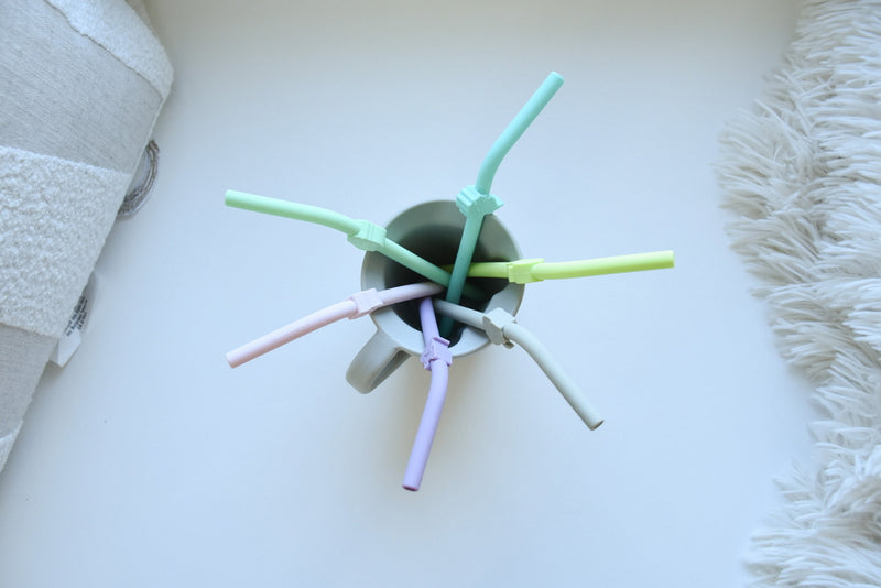 SILICONE STRAWS (6PK)