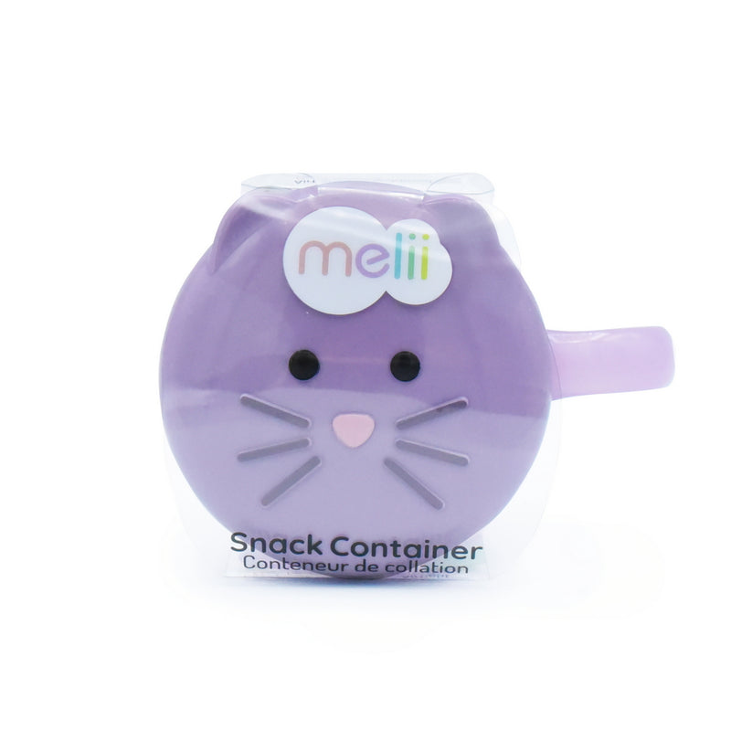 SNACK CONTAINER WITH FINGER TRAP - CAT