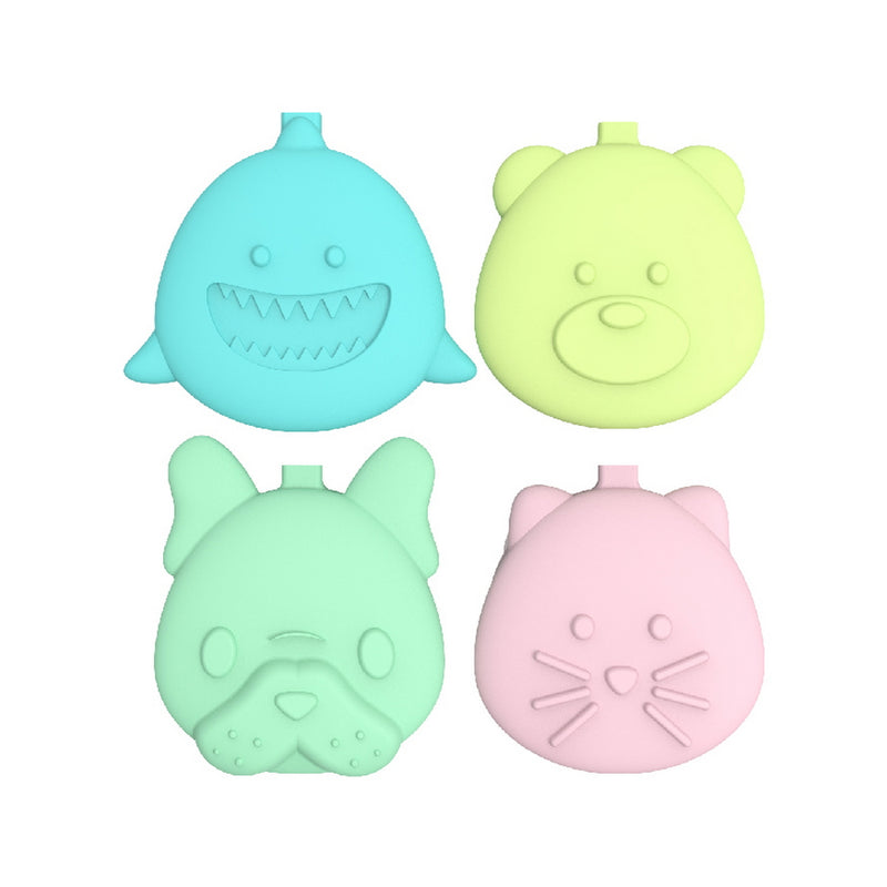 SILICONE PUSH POPS - 4PK W/ TRAY