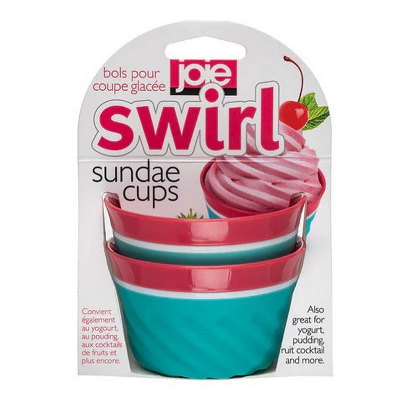 SWIRL SUNDAE CUP 2PC ORIGINAL COLOR