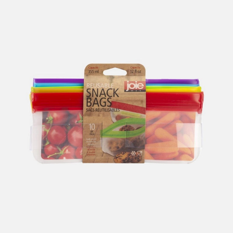 RAINBOW SNACK BAGS PEVA 10PC