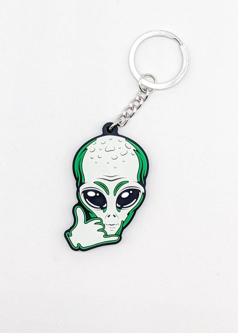 KEYSTEEZ KEYCHAIN - ALIEN "CALL ME"