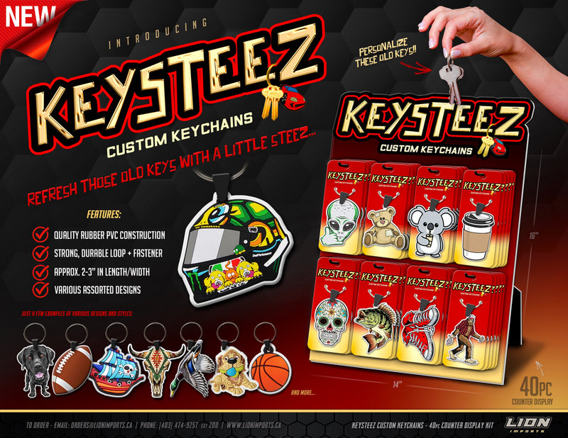 KEYSTEEZ KEYCHAIN