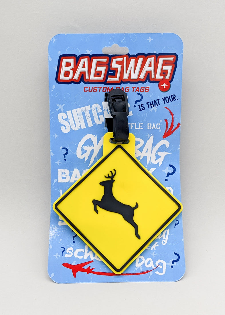 BAG SWAG - DEER CROSSING SIGN