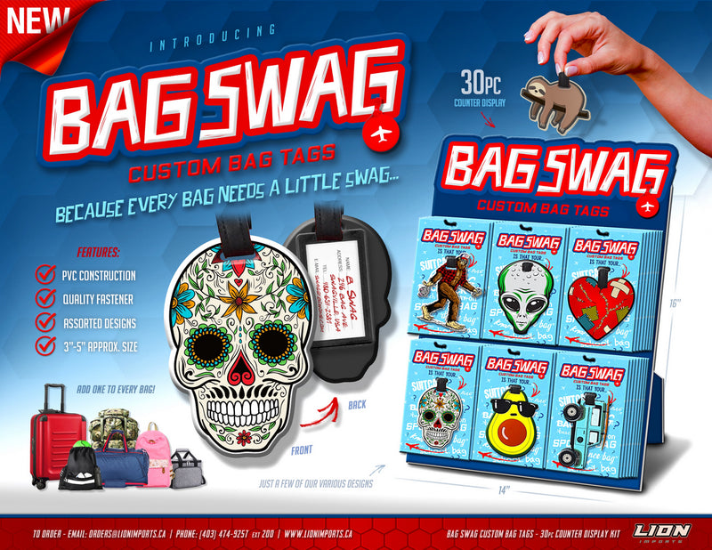 BAG SWAG - COUNTER DISPLAY KIT