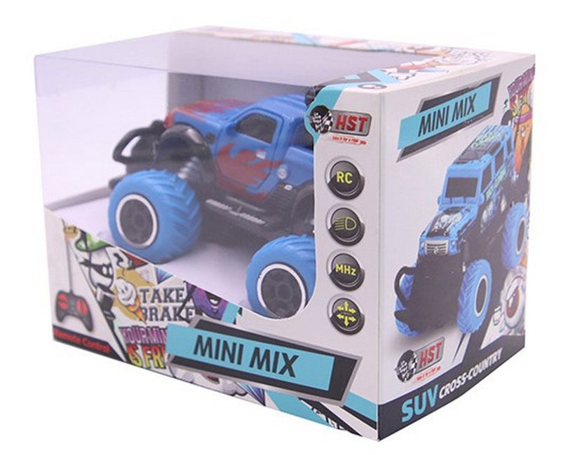 1:43 MINI MIX STUNT REMOTE CONTROL CAR-9 ASSORTED -STAND