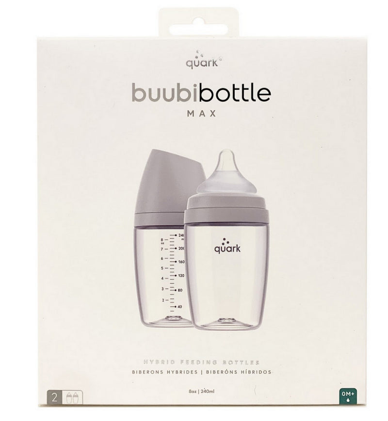 BUUBIBOTTLE MAX 2 PACK - GREY