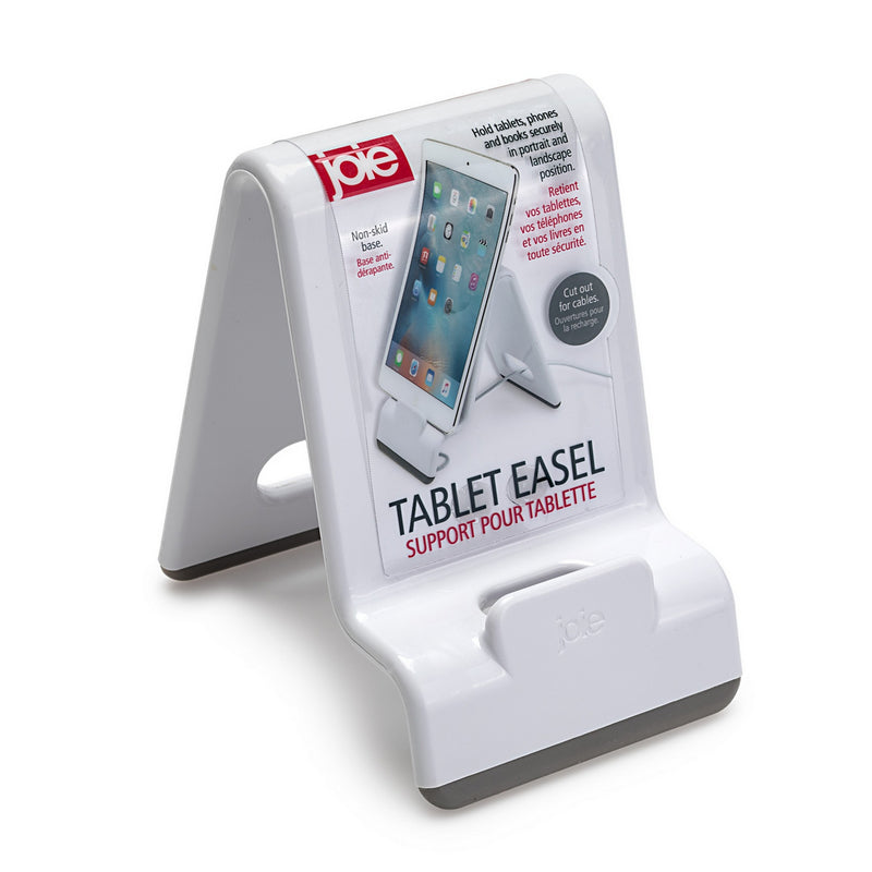 TABLET EASEL WITH CHARGING SLOT