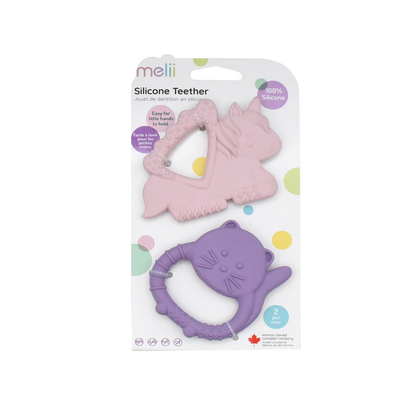 SILICONE TEETHER - UNICORN , CAT