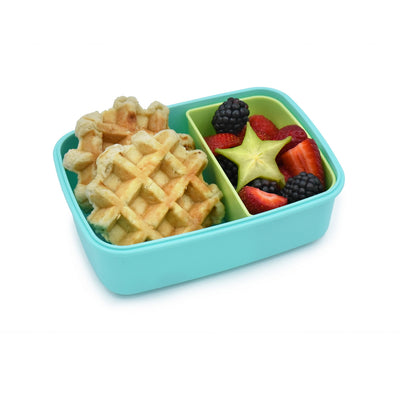 BENTO BOX W/ REMOVABLE DIVIDER - BLUE