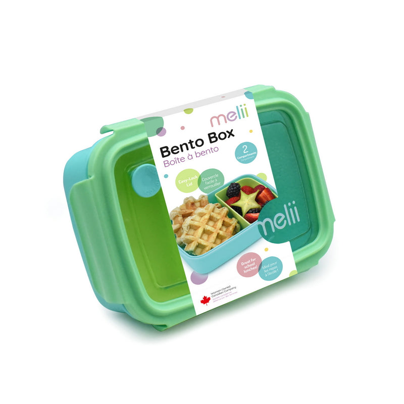 BENTO BOX W/ REMOVABLE DIVIDER - BLUE