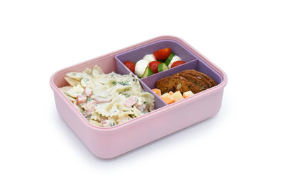 BENTO BOX W/ REMOVABLE DIVIDER-1250ML - PINK