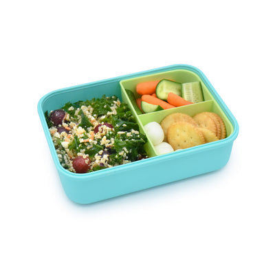 BENTO BOX W/ REMOVABLE DIVIDER-1250ML - BLUE