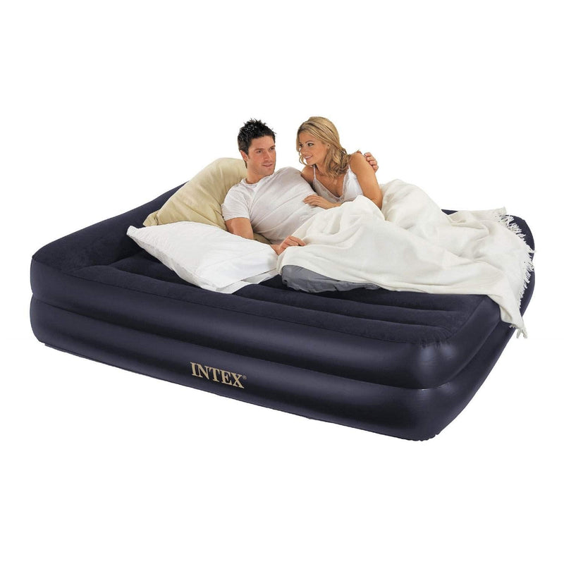 QUEEN PILLOW REST RAISED AIRBED W/ FIBER-TECH RP