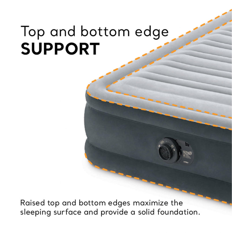 TWIN COMFORT-PLUSH AIRBED WITH FIBER-TECH RP