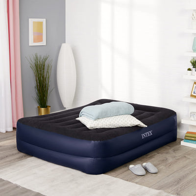 QUEEN PILLOW REST RAISED AIRBED W/ FIBER-TECH RP