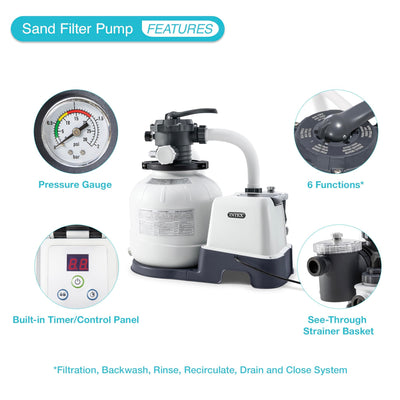 QX2100 SAND FILTER PUMP & SALTWATER SYSTEM (110V)