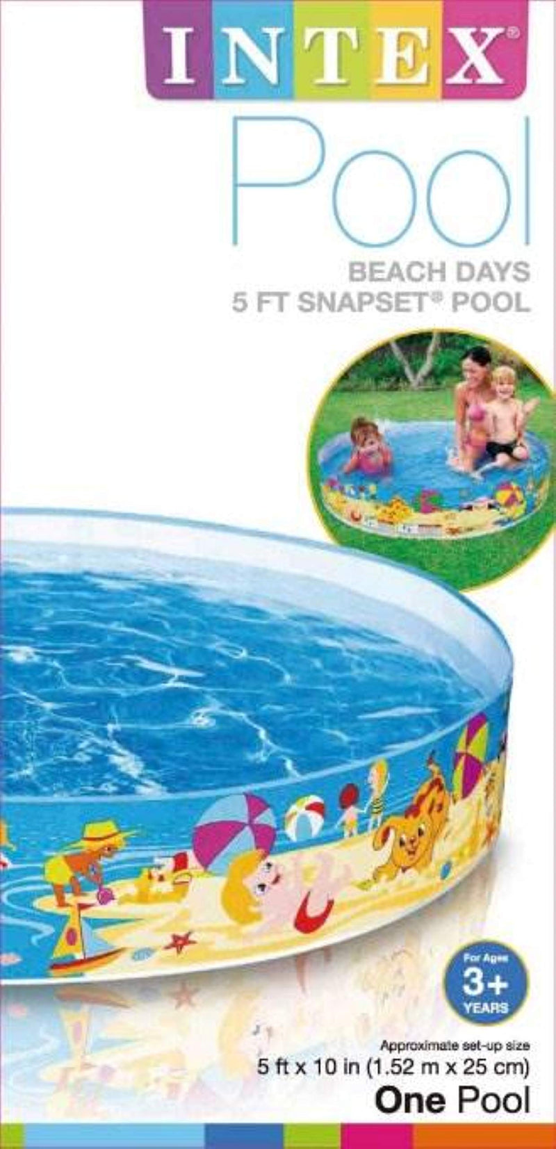 5FT X 10IN FUN AT THE BEACH SNAPSET POOL