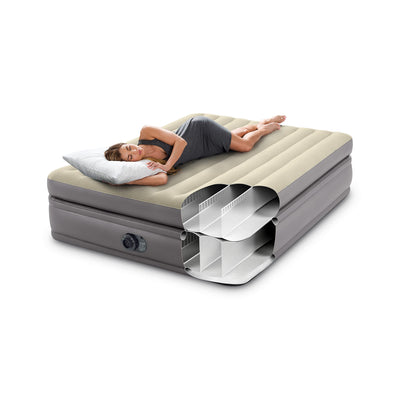 QUEEN COMFORT ELEVATED AIRBED W/ FIBER-TECH RP