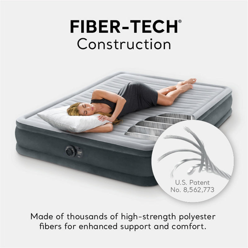 QUEEN COMFORT-PLUSH AIRBED WITH FIBER-TECH RP