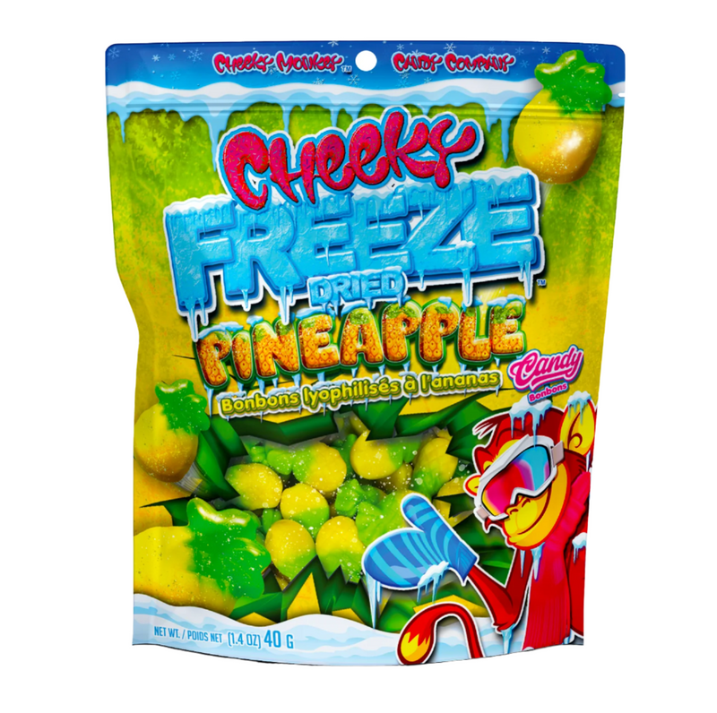 CHEEKY FREEZE DRIED PINEAPPLE 40G/1.4OZ