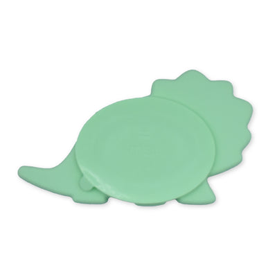 DIVIDED SILICONE SUCTION PLATE - DINOSAUR