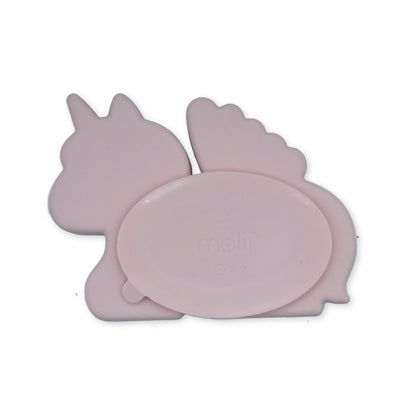 DIVIDED SILICONE SUCTION PLATE - UNICORN