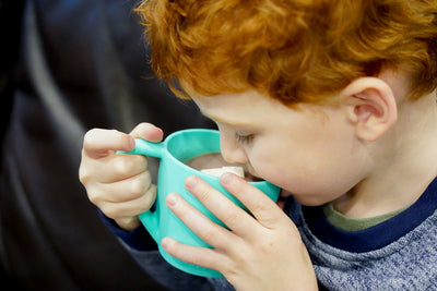 SILICONE BEAR MUG - BLUE