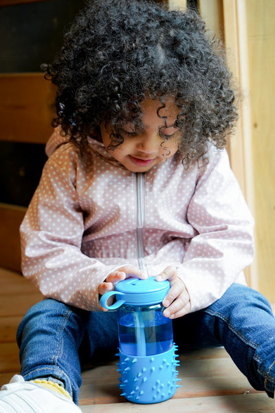 SPIKEY WATER BOTTLE - BLUE