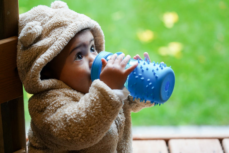 SPIKEY WATER BOTTLE - BLUE