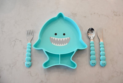 DIVIDED SILICONE SUCTION PLATE - SHARK