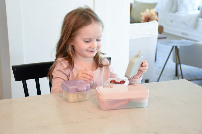 PUZZLE CONTAINER - PINK,PURPLE & GREY