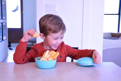 SILICONE BOWL WITH LID - SHARK