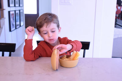 SILICONE BOWL WITH LID - BEAR