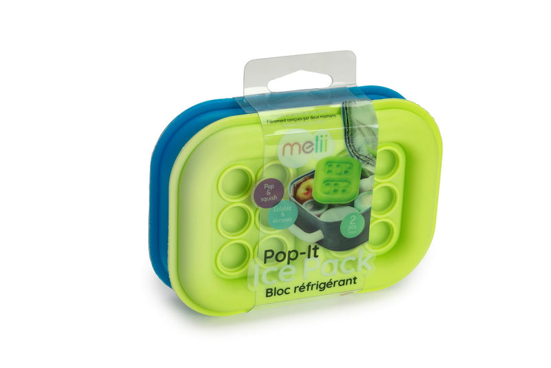 POP-IT ICE PACK - BLUE & LIME GREEN (2PC SET)