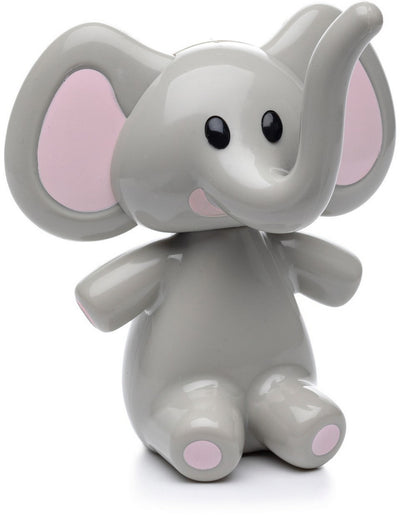 ELEPHANT PACIFIER HOLDER - GRAY EARS