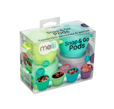 SILICONE SNAP & GO PODS (4OZ, SET OF4)