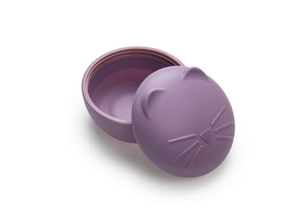 SILICONE BOWL WITH LID - CAT