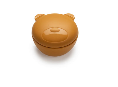 SILICONE BOWL WITH LID - BEAR