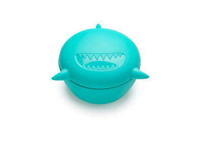 SILICONE BOWL WITH LID - SHARK