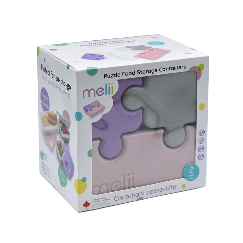 PUZZLE CONTAINER - PINK,PURPLE & GREY